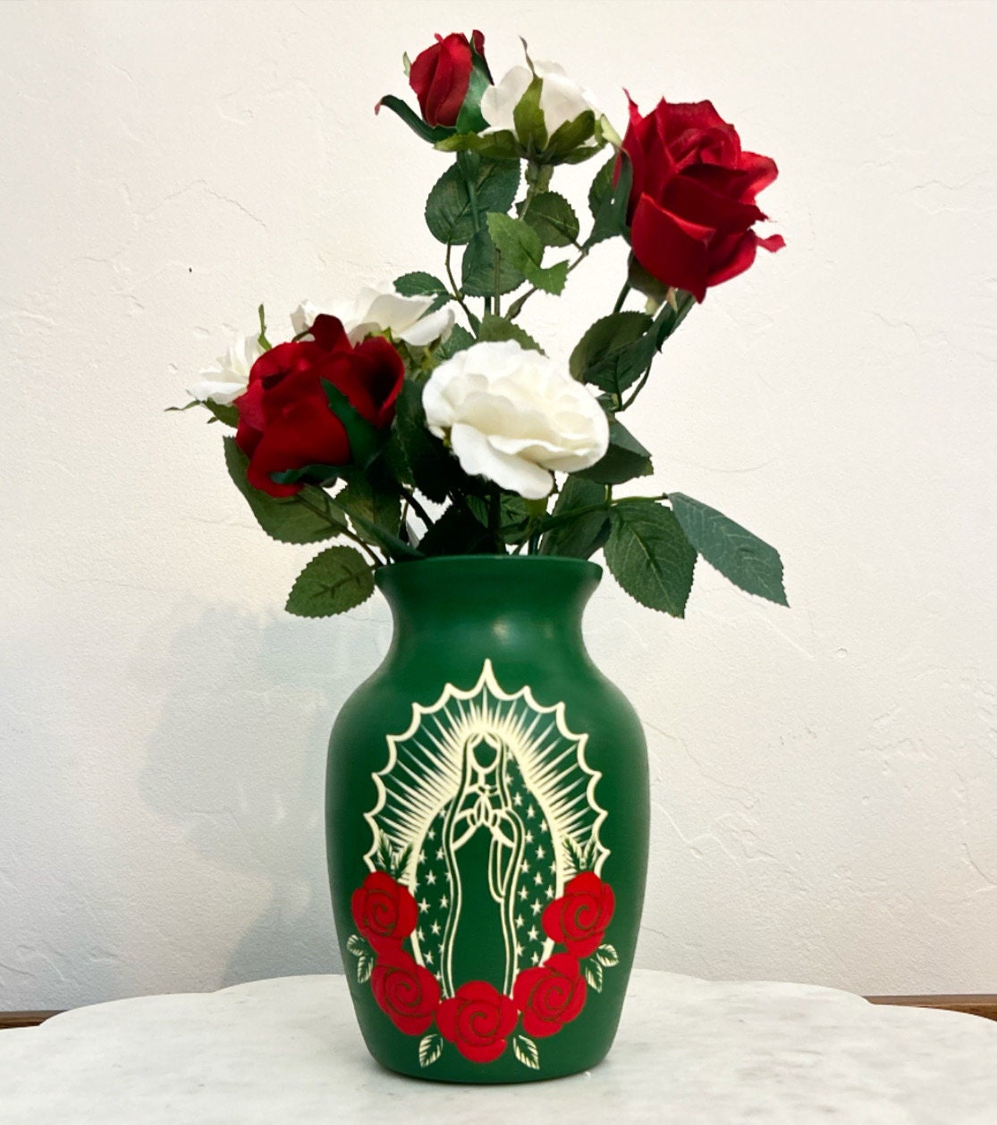 Green 7” VM Vase