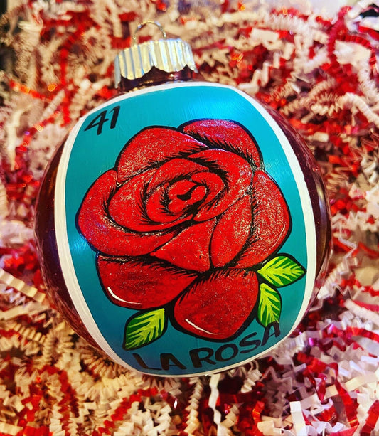 Loteria Hand painted ornaments