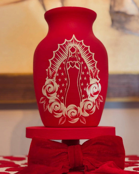 Red 7” VM Vase