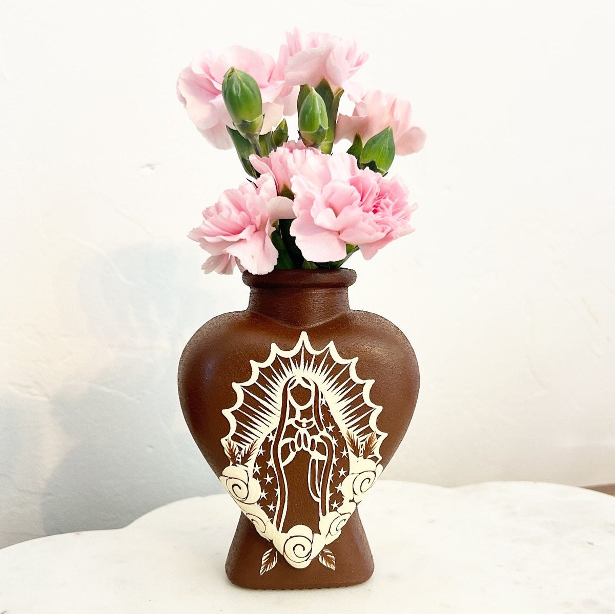 Los Neutrales VM heart vase set