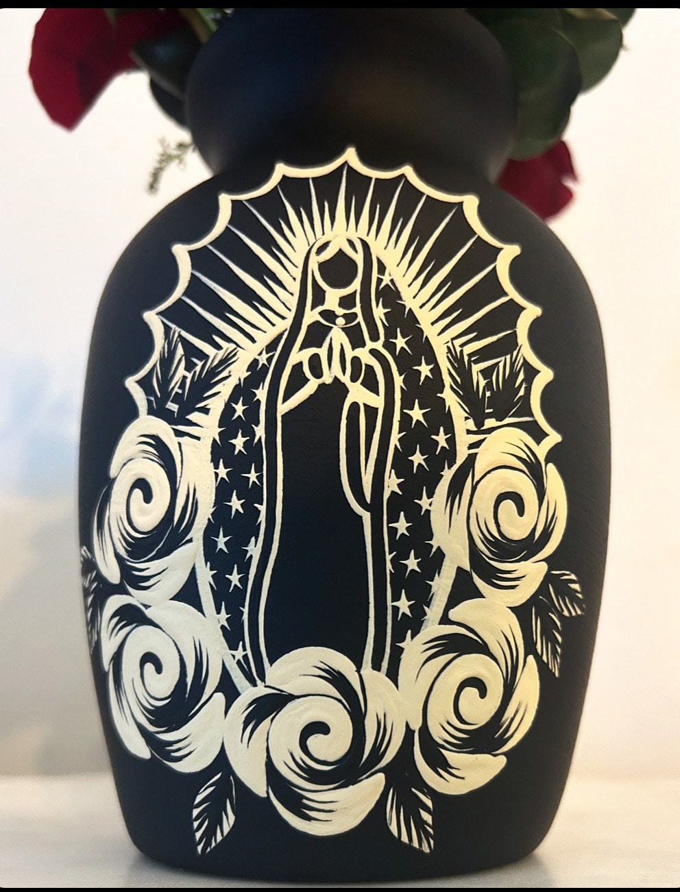 Black 7” VM Vase