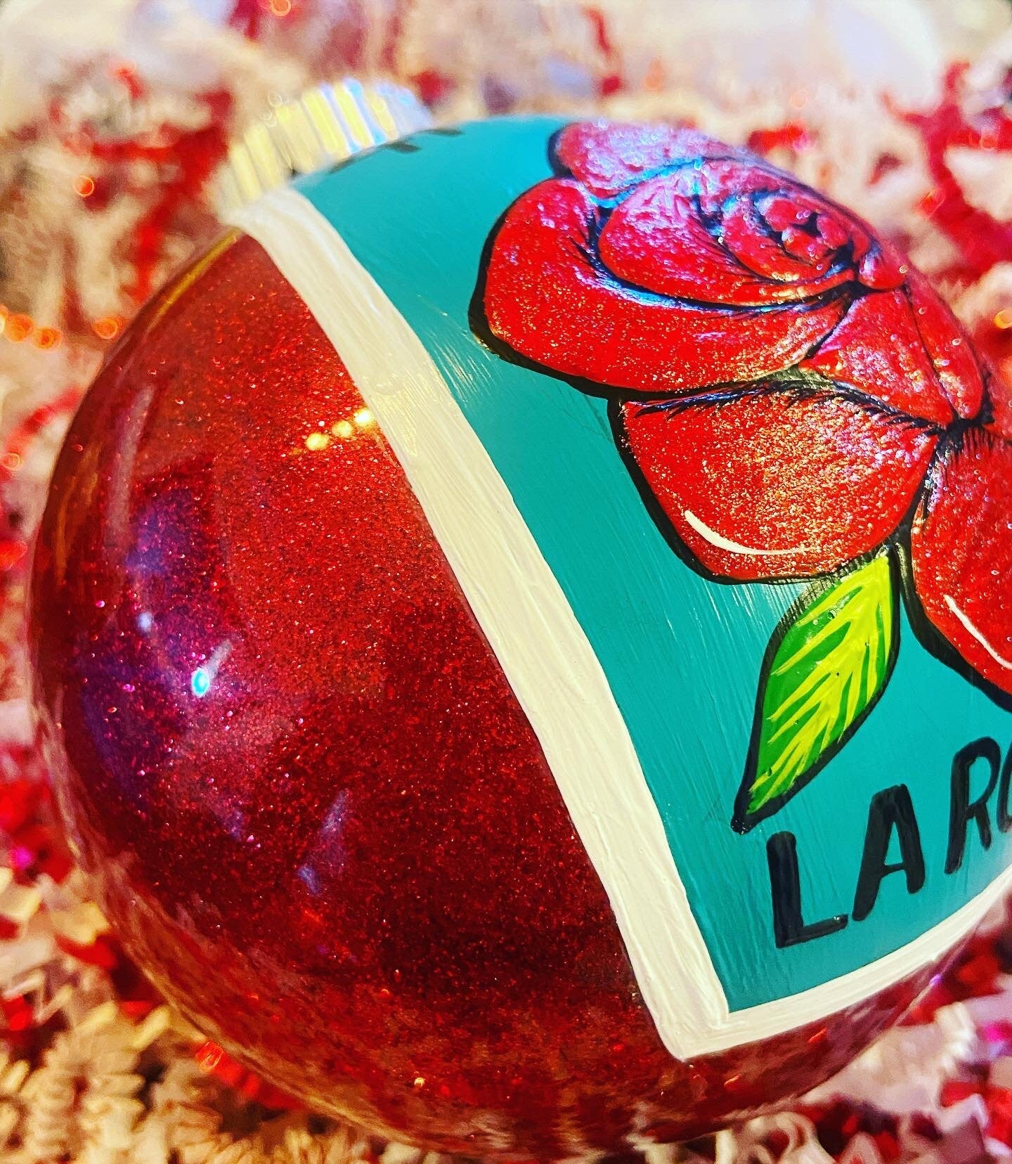 Loteria Hand painted ornaments