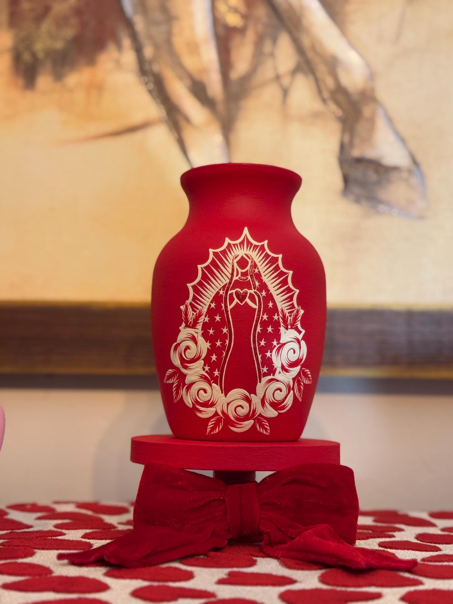 Red 7” VM Vase