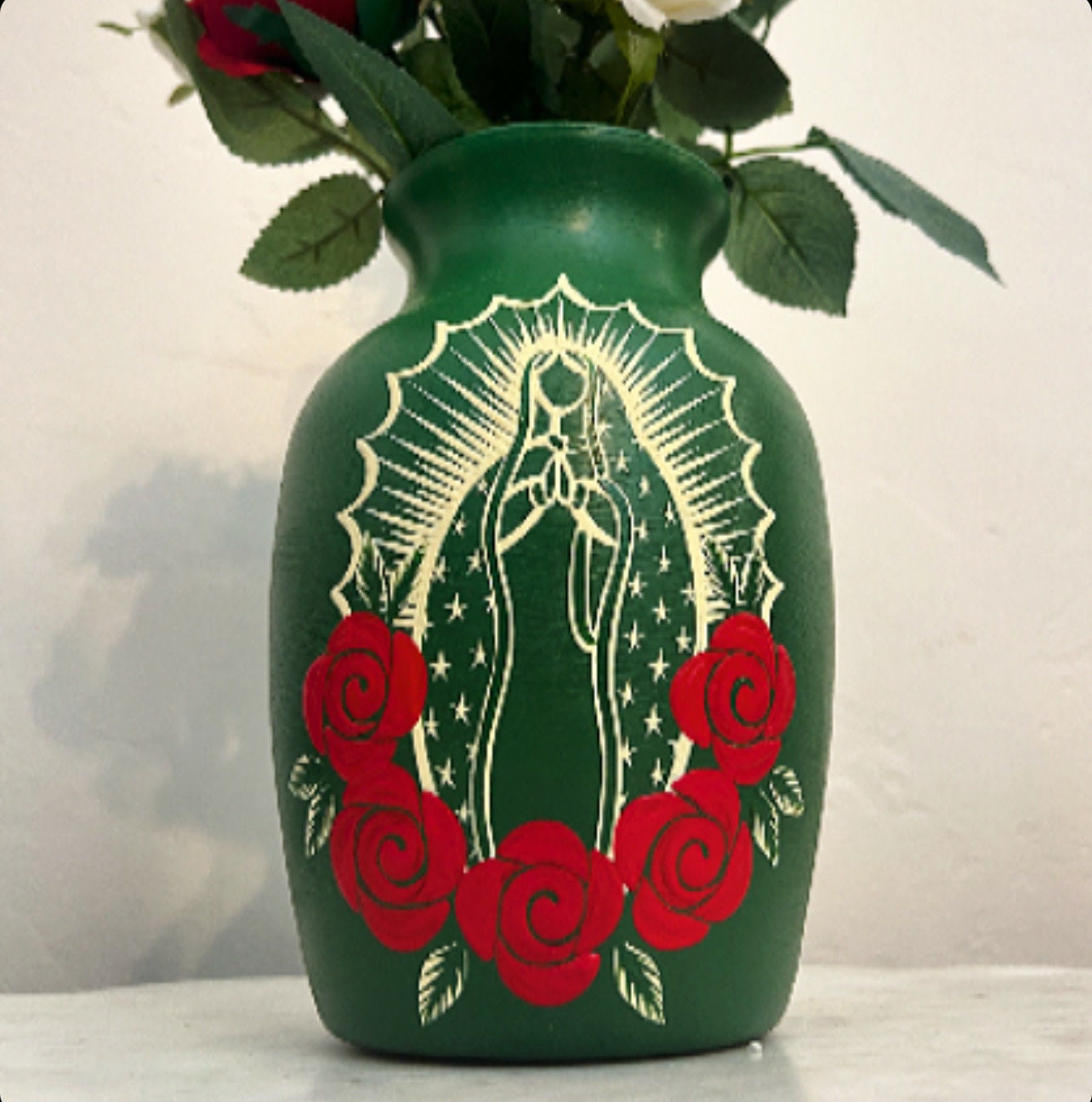 Green 7” VM Vase