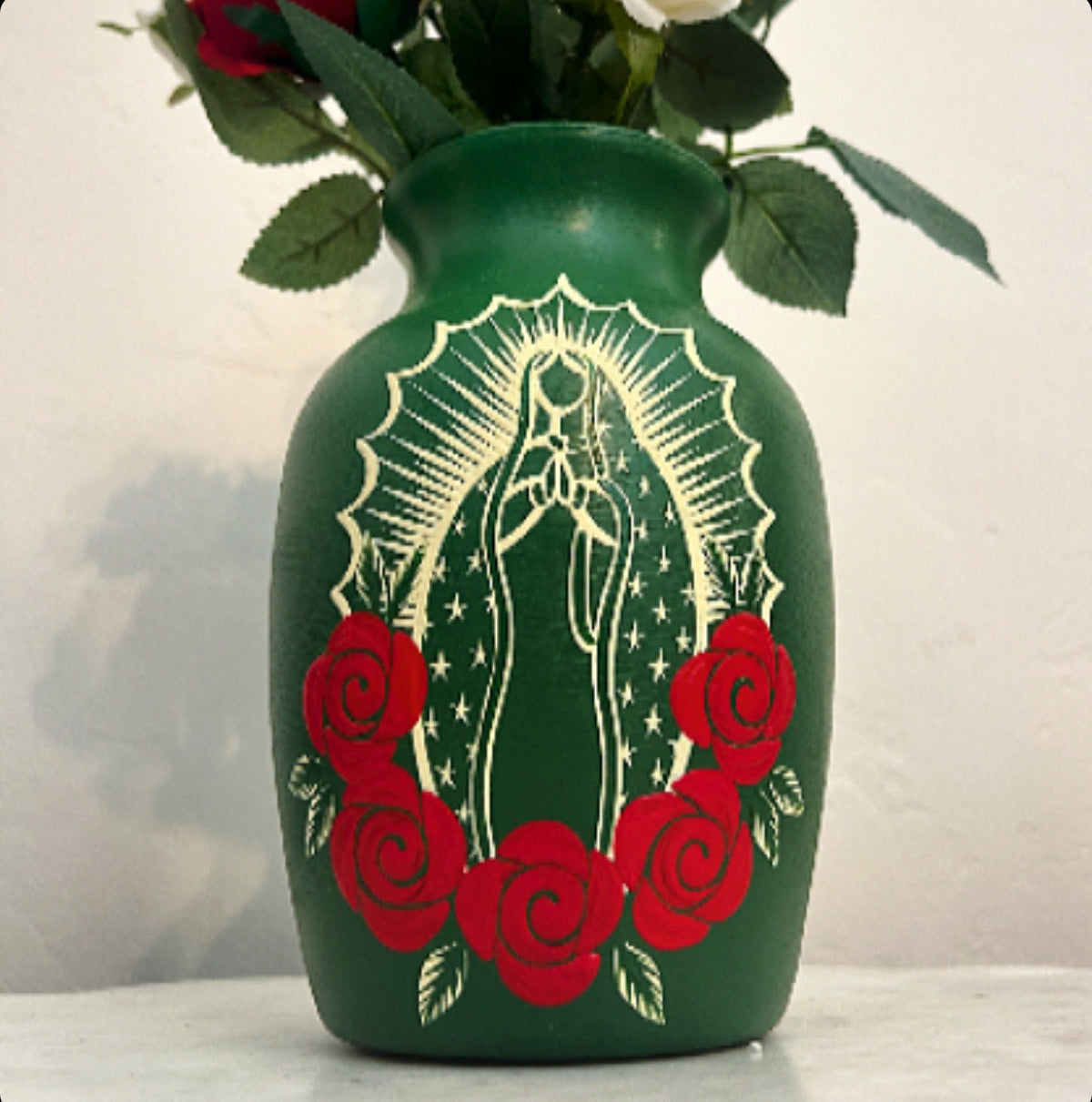 Green 7” VM Vase