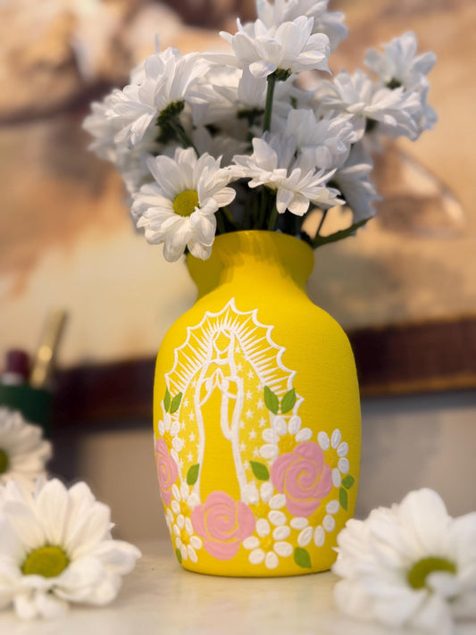 Yellow Spring   7” VM Vase