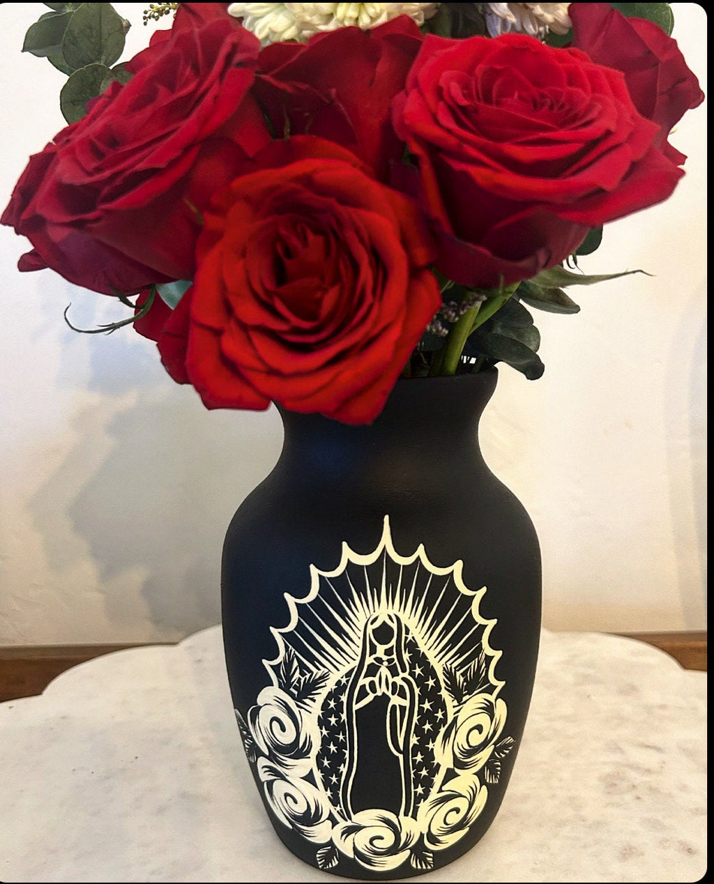 Black 7” VM Vase