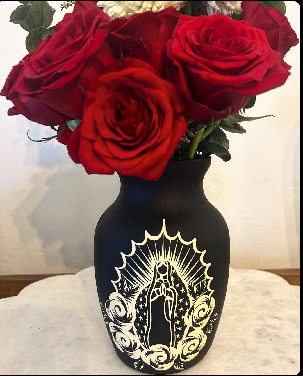 Black 7” VM Vase